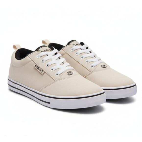 Heelys Other - Heelys Propel 2.0 Tan Canvas Skate Shoes Youth Size 5 / Women's 7